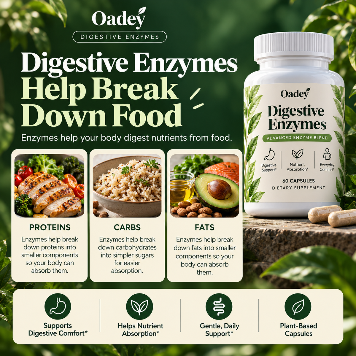 Oadey™ Digestive Enzymes